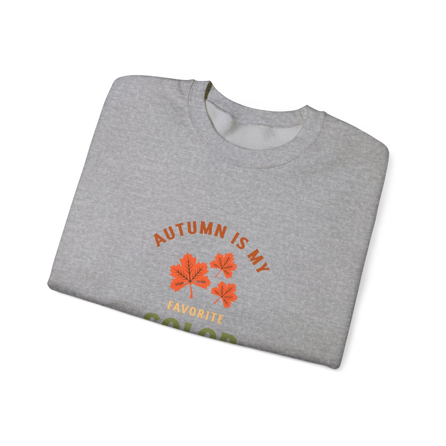 Autumn-Inspired Unisex Crewneck Sweatshirt - Cozy Fall Apparel, Gift for Her, Birthday Present, Family Gathering, Seasonal Fashion - MaisonThreadory