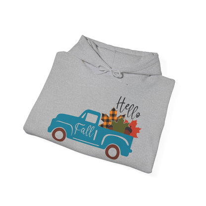 Fall Vibes Unisex Hoodie - Cozy Sweatshirt for Autumn, Perfect Gift for Thanksgiving & Casual Outfits, Hello Fall Design - MaisonThreadory