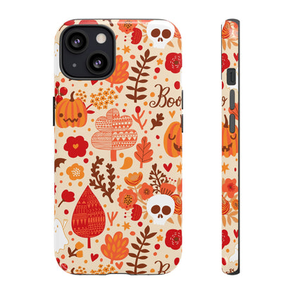 Autumn Phone Case - Cozy Fall Vibes, Pumpkin Decor, Halloween Gift, Floral Design, Seasonal Aesthetic