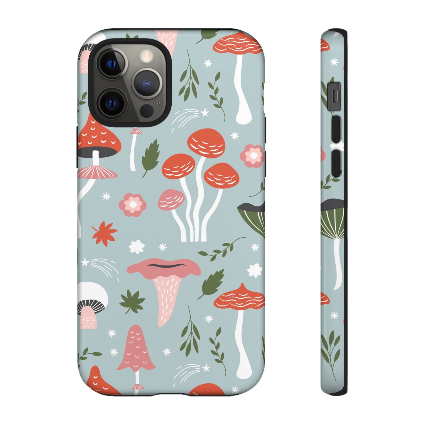 Whimsical Mushroom Phone Case, Cute Floral Smartphone Cover, Unique Gift for Nature Lovers, Trendy Tech Accessory, Eco-friendly Case