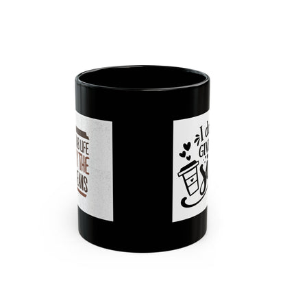 Funny Black Coffee Mug for Sassy Sippers, Perfect Gift for Coffee Lovers, Cute Home Decor, Unique Office Mug, Humor for Birthdays - MaisonThreadory