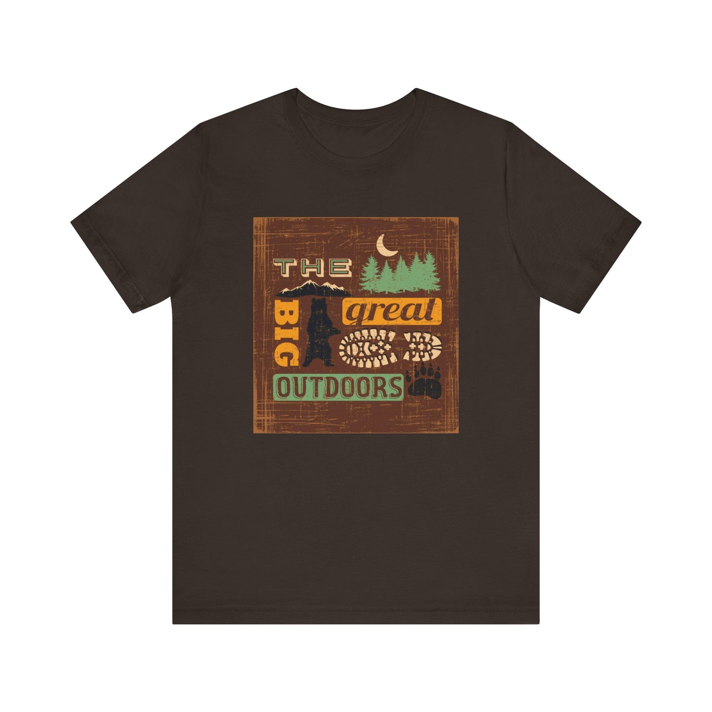 The Great Outdoors Unisex Tee, Adventure Shirt, Nature Lover Gift, Camping Apparel, Summer Vibes, Hiking Outfit - MaisonThreadory