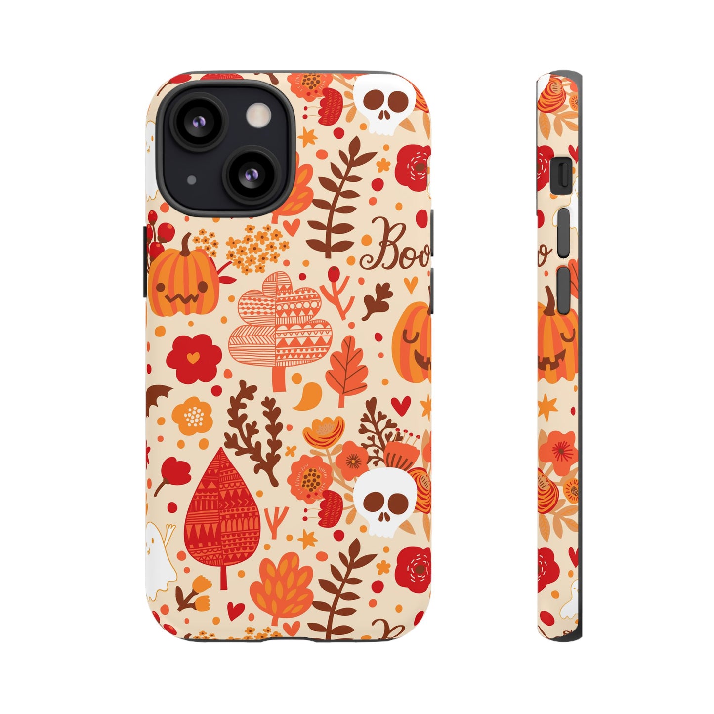 Autumn Phone Case - Cozy Fall Vibes, Pumpkin Decor, Halloween Gift, Floral Design, Seasonal Aesthetic