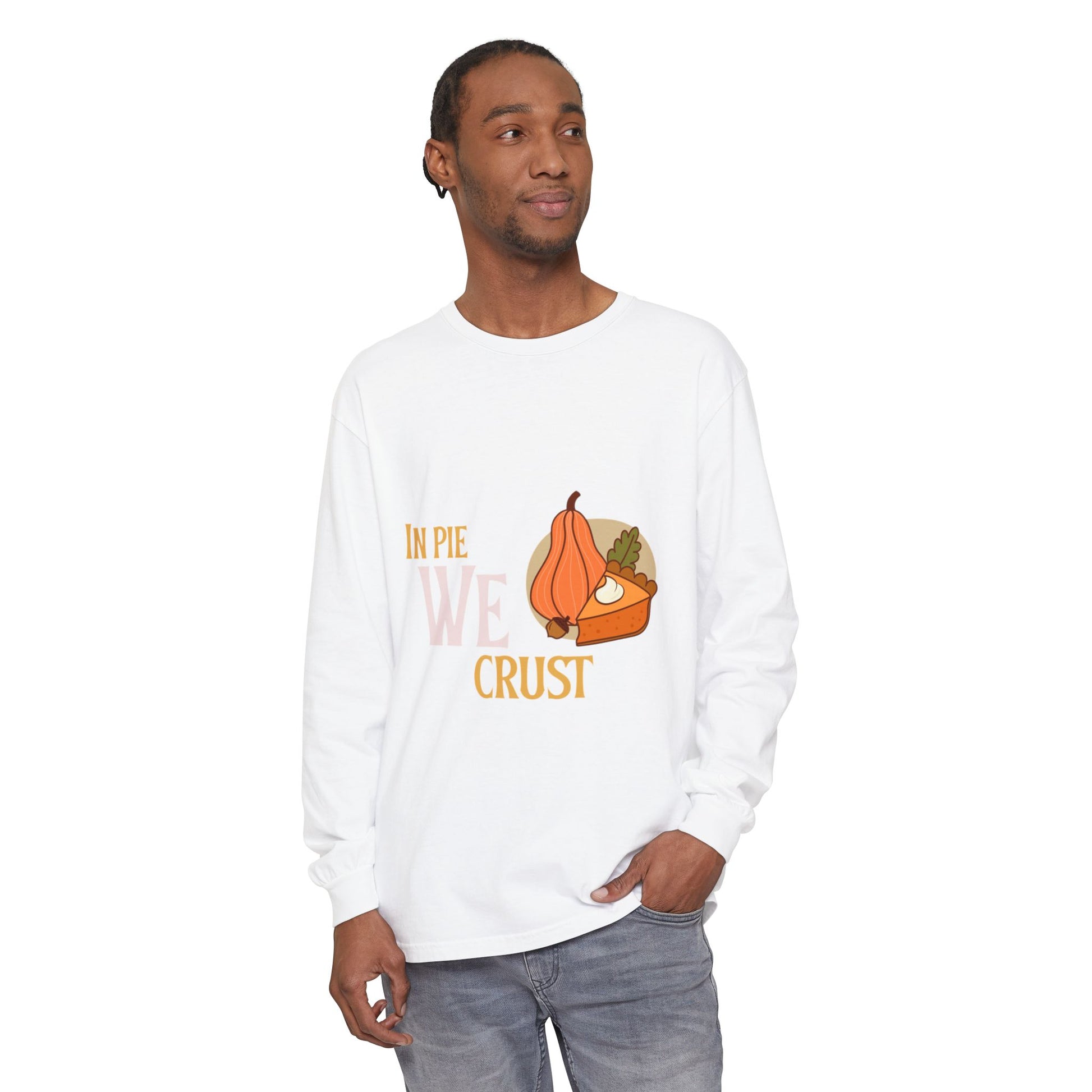 Fall Kitchen Humor Long Sleeve T-Shirt, Thanksgiving Gift, Thanksgiving Sweater, Pie Lovers Shirt, Cozy Fall Apparel, Unisex Sweatshirt - MaisonThreadory
