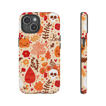 Autumn Phone Case - Cozy Fall Vibes, Pumpkin Decor, Halloween Gift, Floral Design, Seasonal Aesthetic