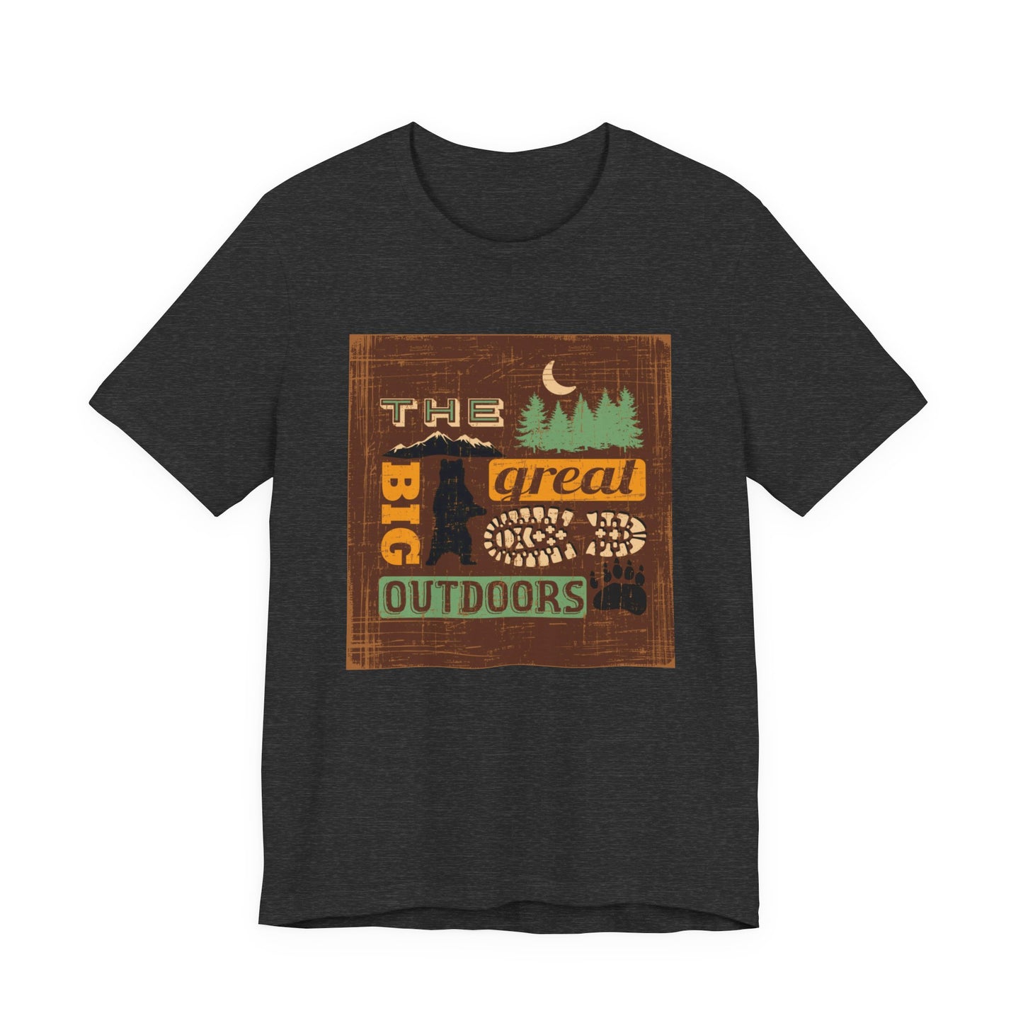 The Great Outdoors Unisex Tee, Adventure Shirt, Nature Lover Gift, Camping Apparel, Summer Vibes, Hiking Outfit - MaisonThreadory