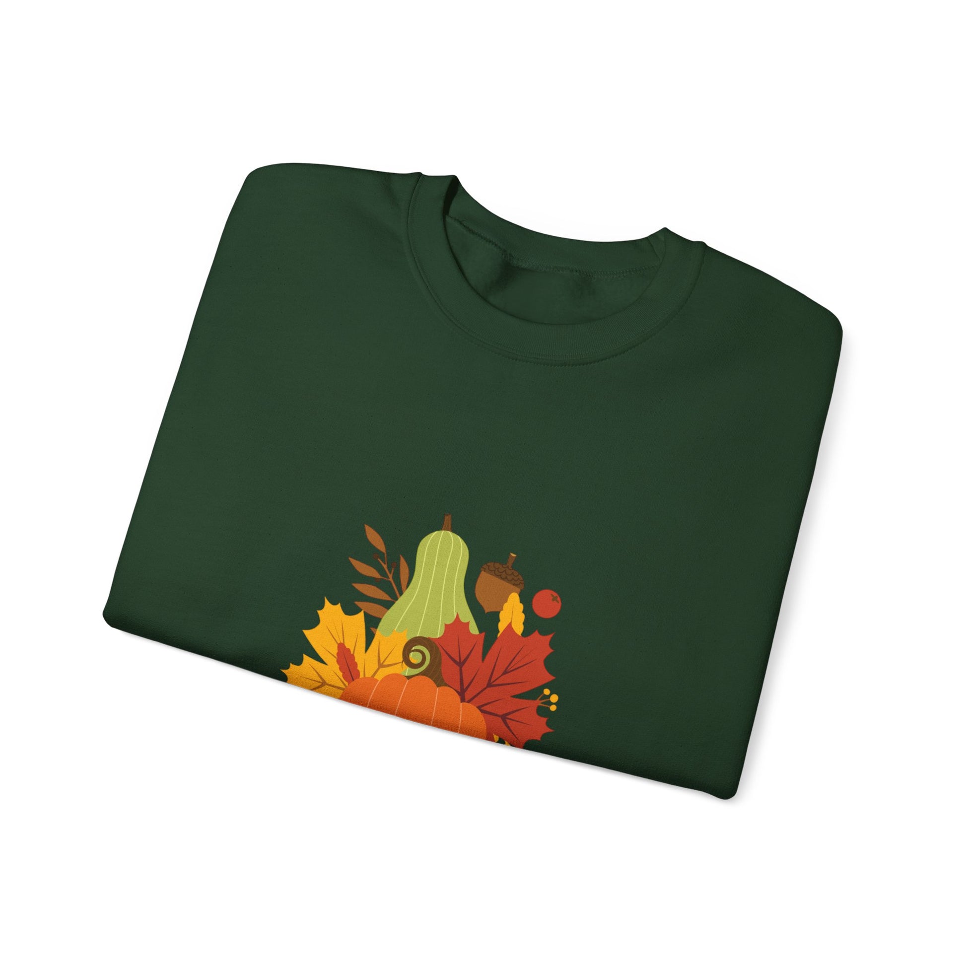 Fall Sweatshirt, Autumn Pullover, Cozy Jumper, Seasonal Crewneck, Unisex Sweater, Warm Top - MaisonThreadory