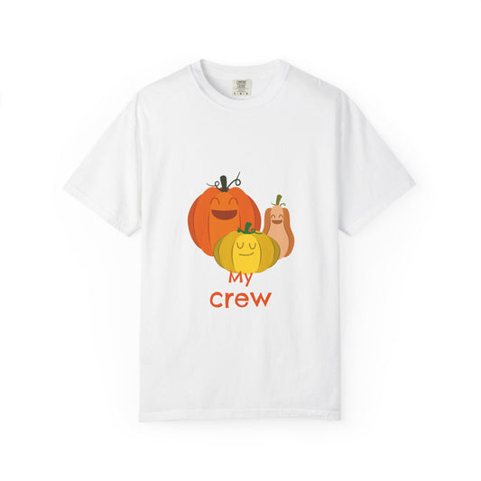 Cute Pumpkin Family T-Shirt, Fall Apparel, Halloween Shirt, Thanksgiving Gift, Harvest Crew Tee, Unisex Seasonal Wear - MaisonThreadory