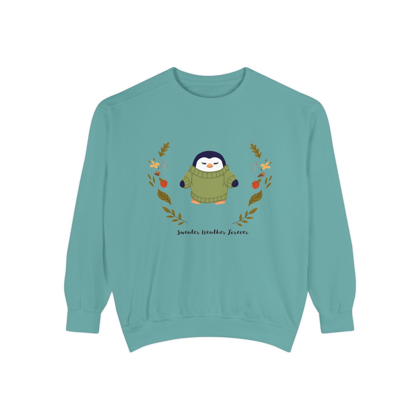 Whimsical Penguin Sweatshirt, Cozy Unisex Pullover for Every Occasion, Gift for Winter Lovers, Cute Fall Apparel, Festive Holiday Clothing - MaisonThreadory