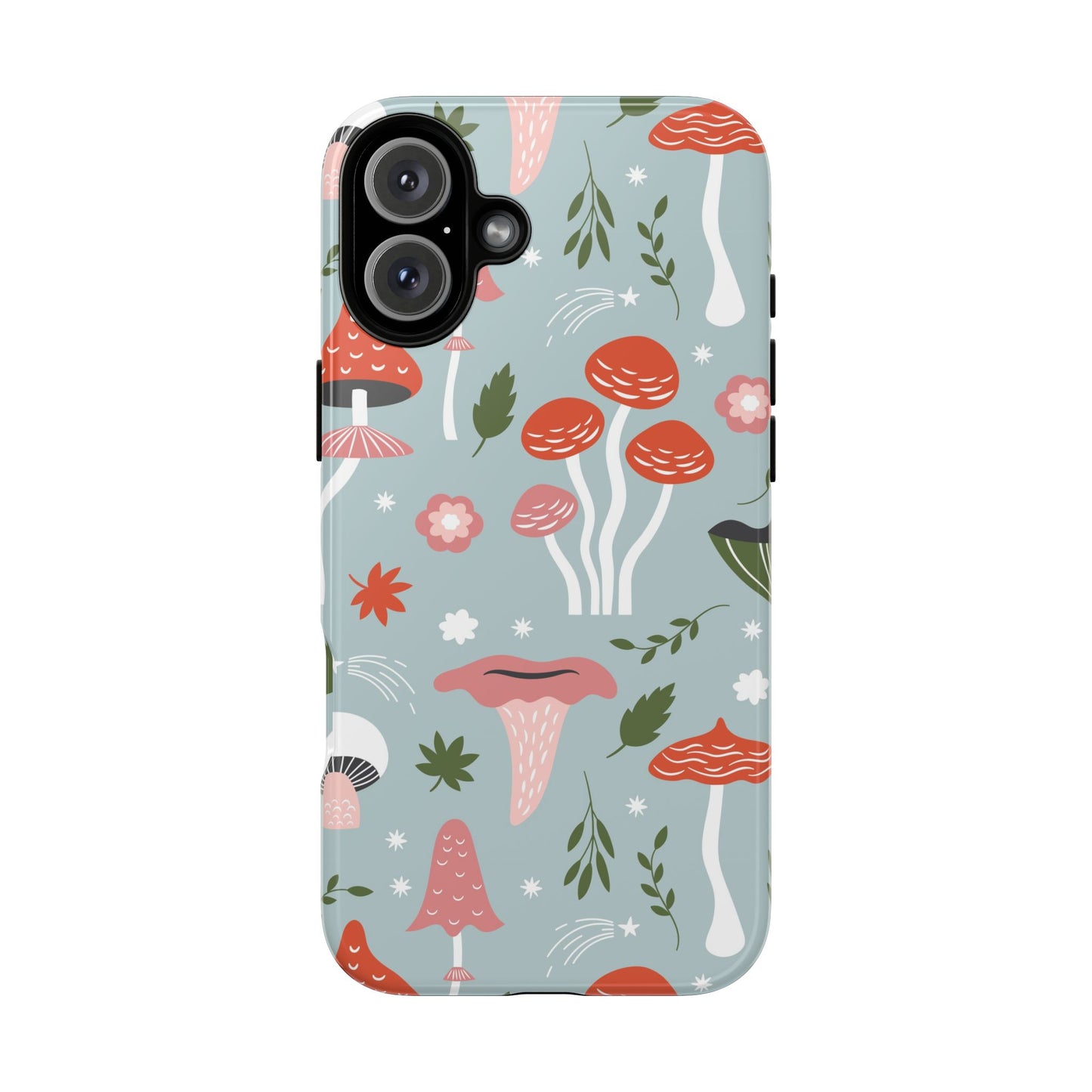 Whimsical Mushroom Phone Case, Cute Floral Smartphone Cover, Unique Gift for Nature Lovers, Trendy Tech Accessory, Eco-friendly Case