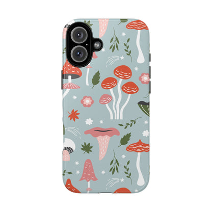 Whimsical Mushroom Phone Case, Cute Floral Smartphone Cover, Unique Gift for Nature Lovers, Trendy Tech Accessory, Eco-friendly Case