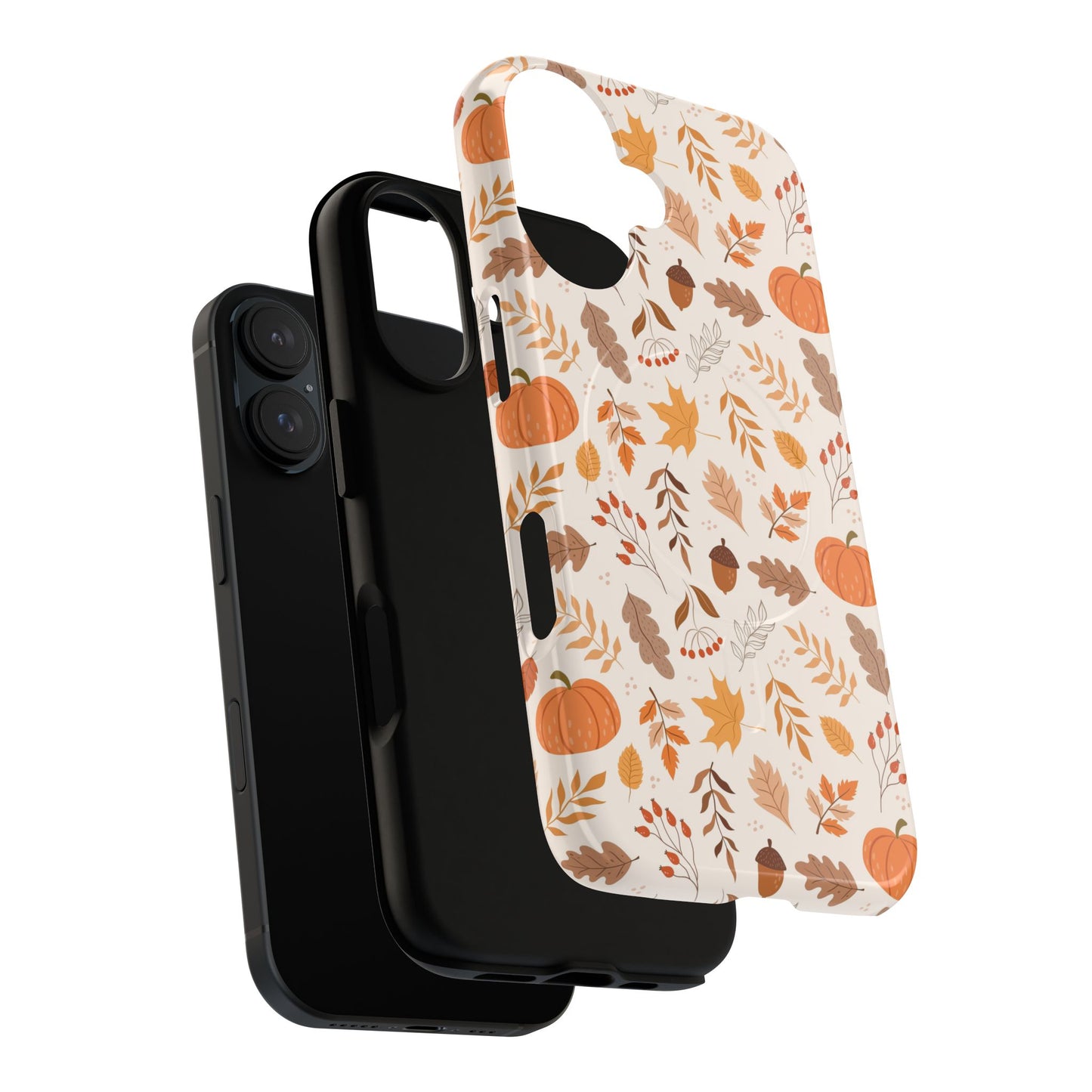 Autumn Floral Phone Case - Tough Magnetic Cases for Fall, Seasonal Accessories, Nature Lover Gifts, Cute Phone Cover, Unique Phone Case - MaisonThreadory