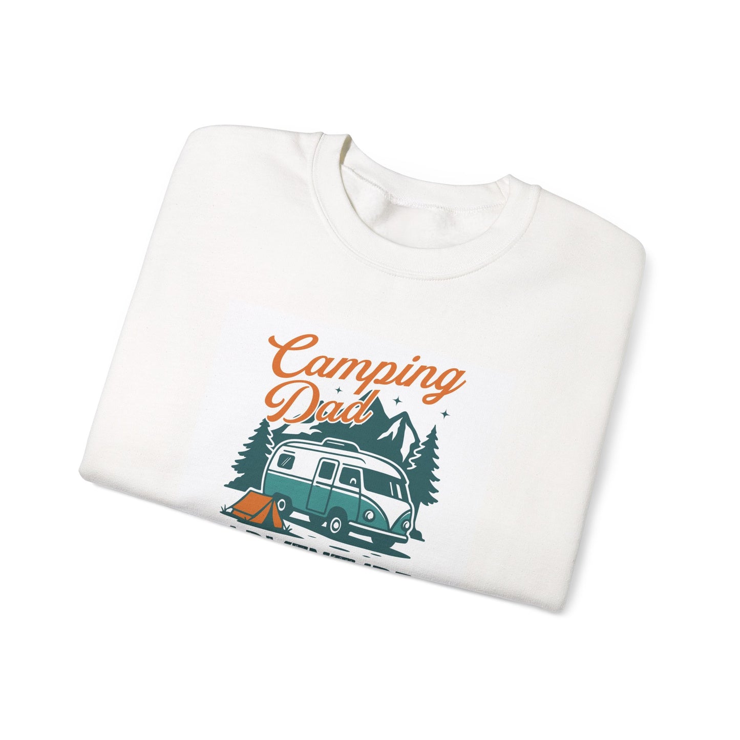 Unisex Camping Adventure Sweatshirt, Cozy Outdoor Apparel, Gift for Dads, Camping Enthusiasts, Father's Day, Weekend Getaway - MaisonThreadory