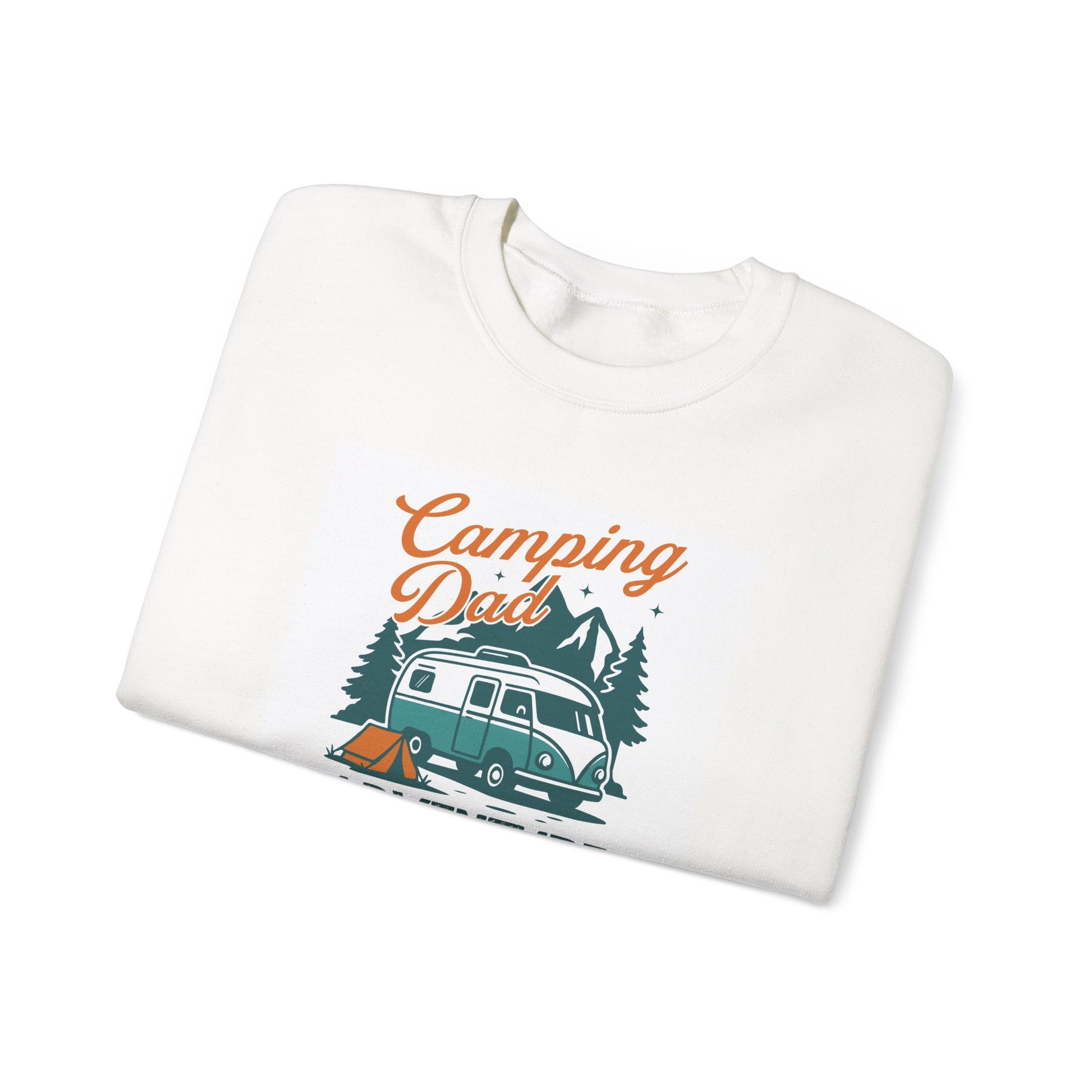 Unisex Camping Adventure Sweatshirt, Cozy Outdoor Apparel, Gift for Dads, Camping Enthusiasts, Father's Day, Weekend Getaway - MaisonThreadory