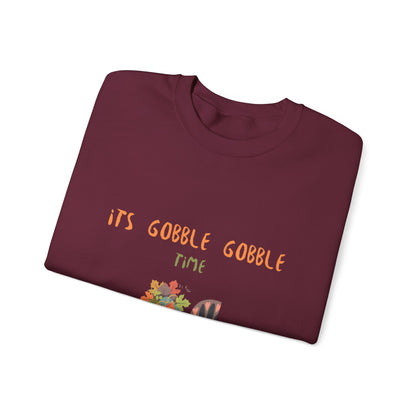 Thanksgiving Vibe Crewneck Sweatshirt, Fall Fashion, Unisex Sweatshirt, Cozy Gift for Her, Autumn Apparel, Holiday Wear - MaisonThreadory