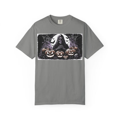 Spooky Halloween T-shirt, Unisex Graphic Tee, Ghostly Apparel, Fall Fashion, Pumpkin Shirt, Halloween Costume Top