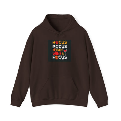 Hocus Pocus Hoodie - Halloween Sweatshirt | Wine Lovers Gift | Cozy Fall Apparel | Unisex Sweatshirt | Fun Autumn Style | Trick or [...] - MaisonThreadory