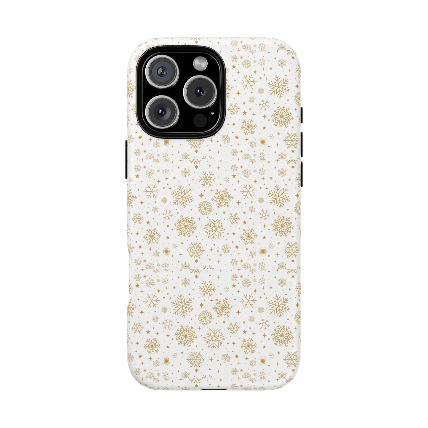 Festive Snowflake Phone Cases for Winter, Holiday Gift, Sleek Design, Winter Accessories, Durable Protection - MaisonThreadory