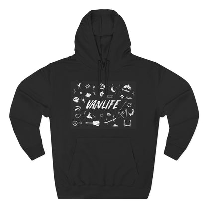 Vanlife Adventure Hoodie - Cozy Fleece Sweatshirt for Travel Lovers, Outdoor Enthusiasts, Camping, Road Trips, Gift for Explorer - MaisonThreadory