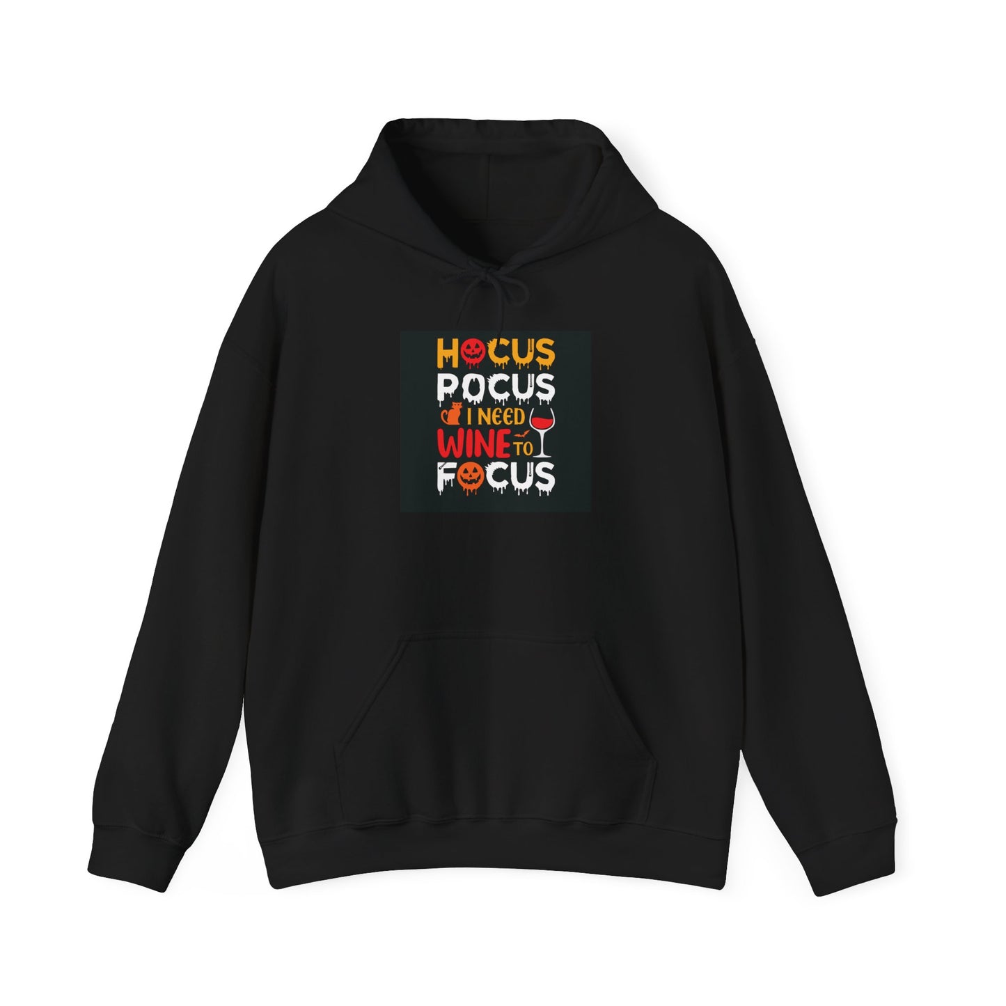 Hocus Pocus Hoodie - Halloween Sweatshirt | Wine Lovers Gift | Cozy Fall Apparel | Unisex Sweatshirt | Fun Autumn Style | Trick or [...] - MaisonThreadory