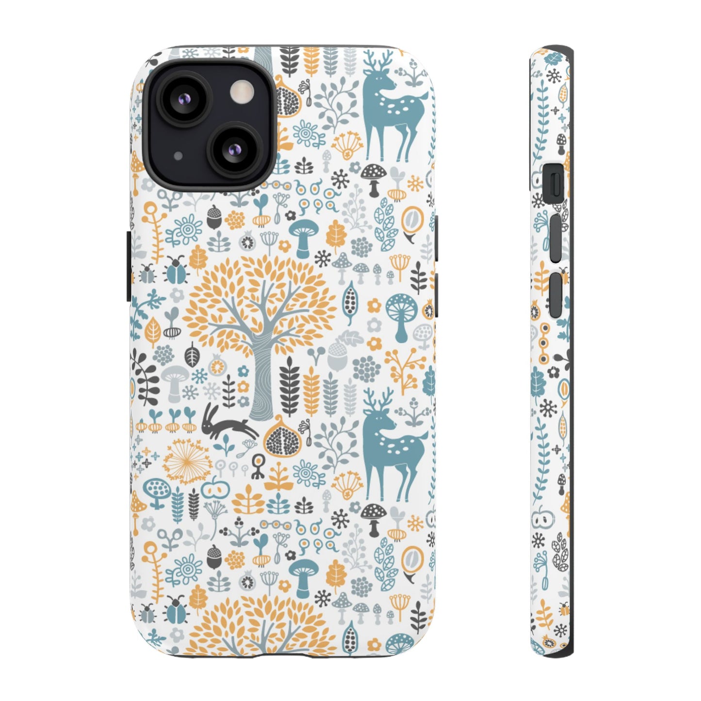 Nature-Inspired Phone Case, Durable Protective Cover, Bohemian Phone Accessory, Symbol of Strength, Eco-Friendly Gift