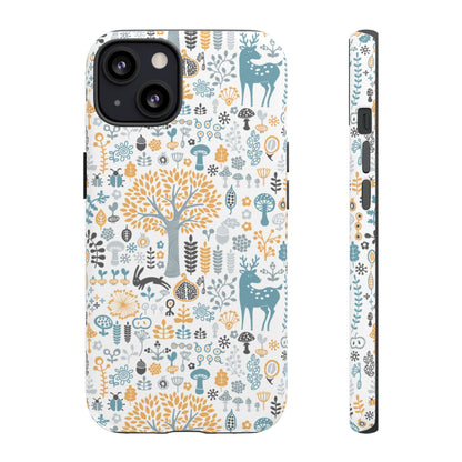 Nature-Inspired Phone Case, Durable Protective Cover, Bohemian Phone Accessory, Symbol of Strength, Eco-Friendly Gift
