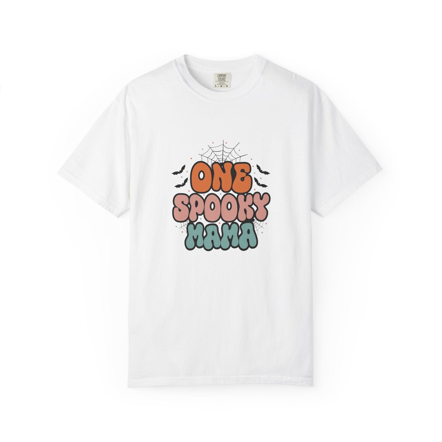 Unisex Halloween T-Shirt, One Spooky Mama Tee, Casual Fall Apparel, Gift for Moms, Halloween Festivities, Spooky Season Shirt