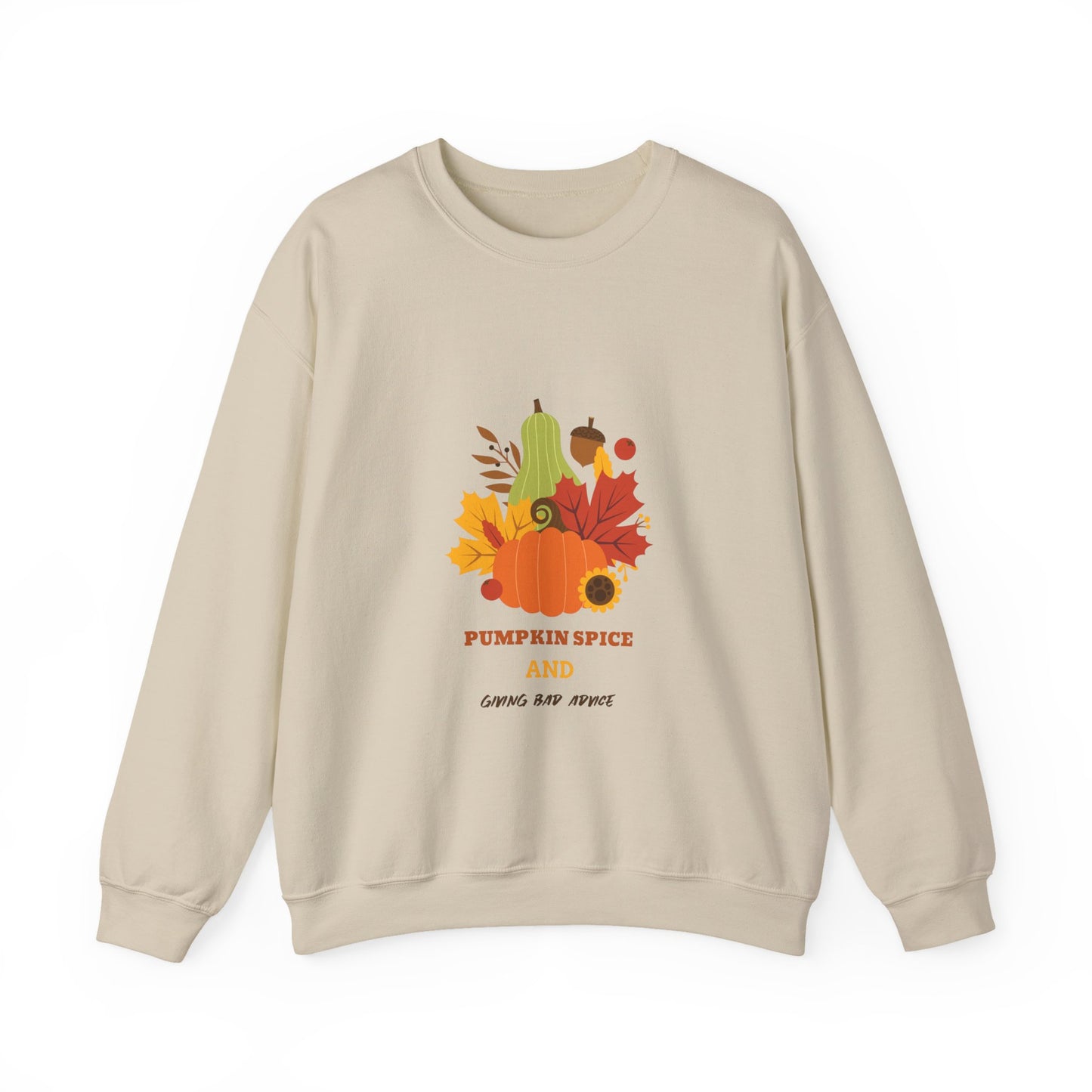 Fall Sweatshirt, Autumn Pullover, Cozy Jumper, Seasonal Crewneck, Unisex Sweater, Warm Top - MaisonThreadory