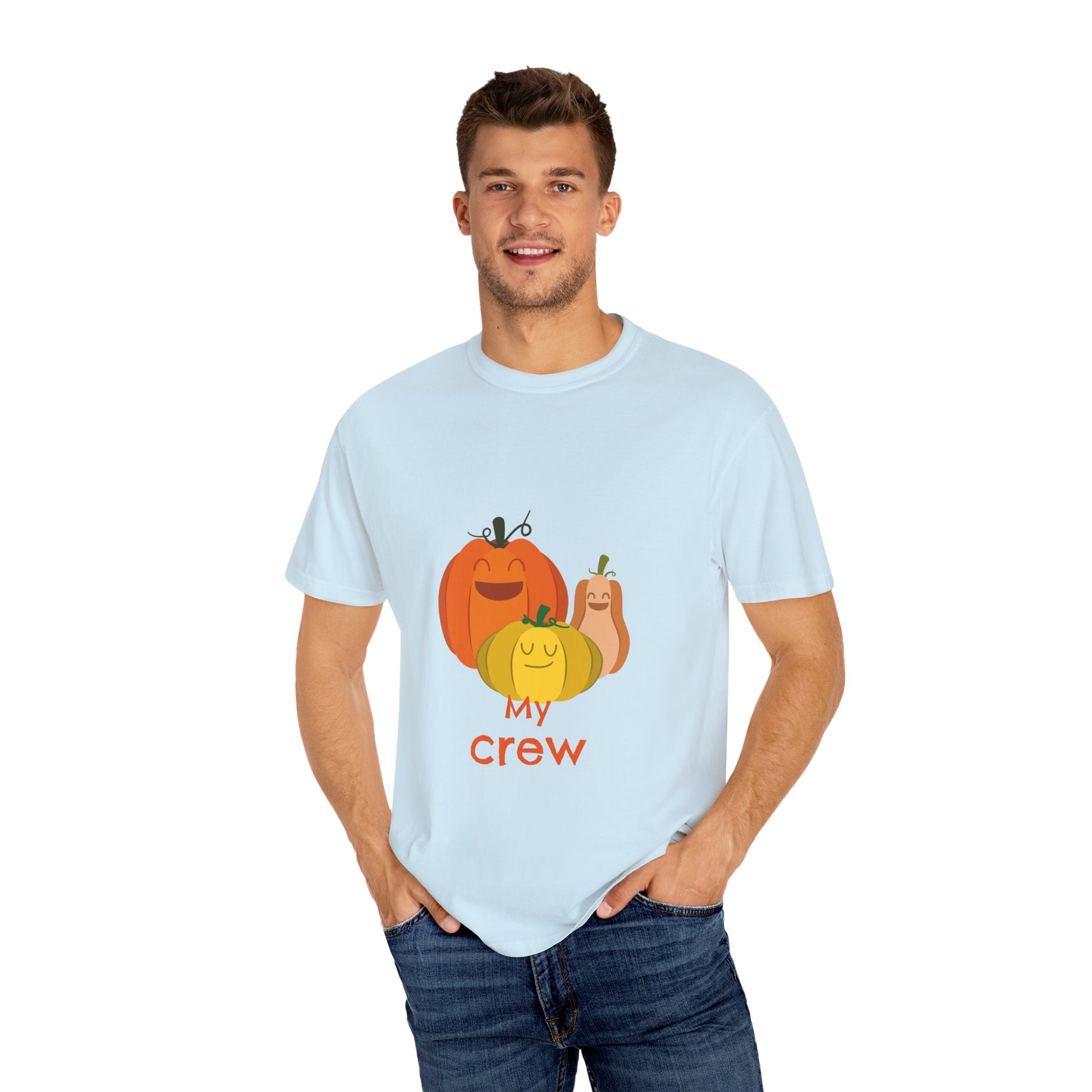 Cute Pumpkin Family T-Shirt, Fall Apparel, Halloween Shirt, Thanksgiving Gift, Harvest Crew Tee, Unisex Seasonal Wear - MaisonThreadory