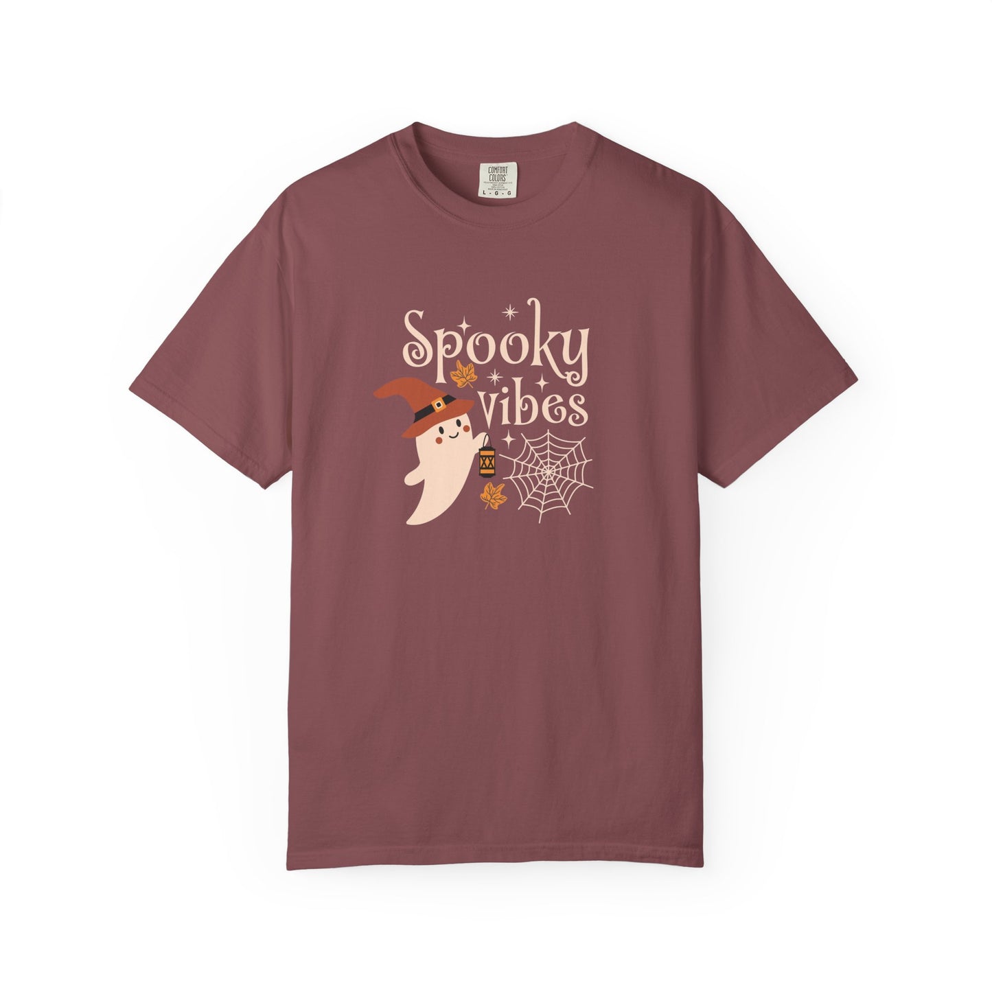 Spooky Ghost T-Shirt, Halloween Apparel, Unisex Tee, Fall Fashion, Cute Ghost Design, Perfect for Autumn Celebrations - MaisonThreadory
