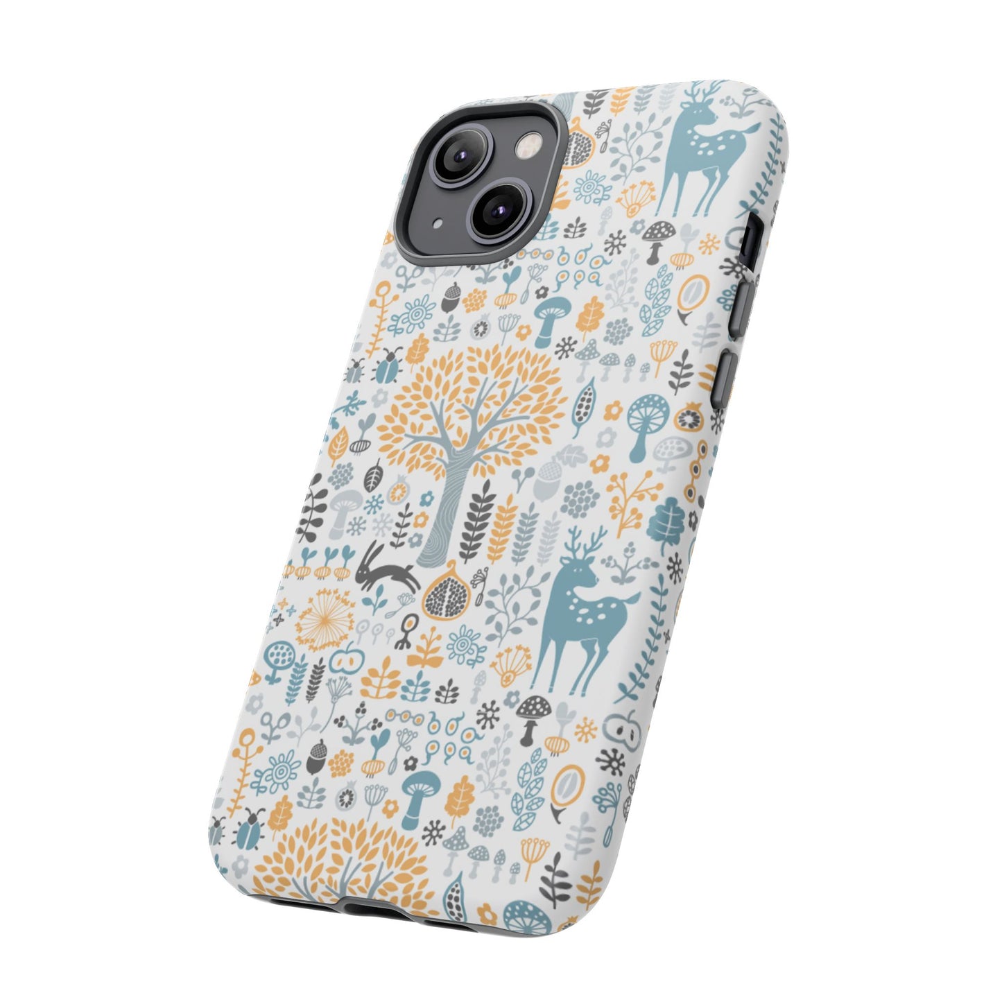 Nature-Inspired Phone Case, Durable Protective Cover, Bohemian Phone Accessory, Symbol of Strength, Eco-Friendly Gift