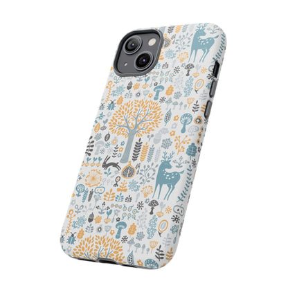 Nature-Inspired Phone Case, Durable Protective Cover, Bohemian Phone Accessory, Symbol of Strength, Eco-Friendly Gift