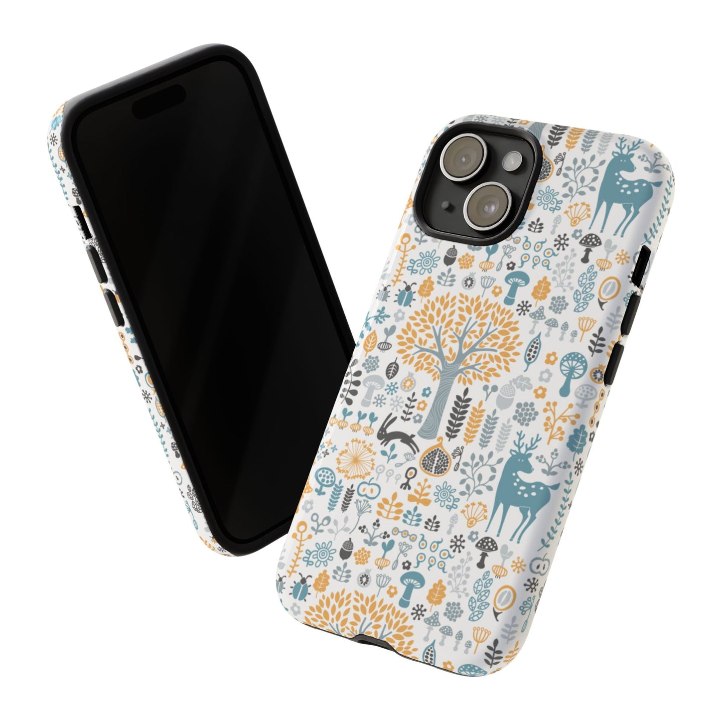 Nature-Inspired Phone Case, Durable Protective Cover, Bohemian Phone Accessory, Symbol of Strength, Eco-Friendly Gift