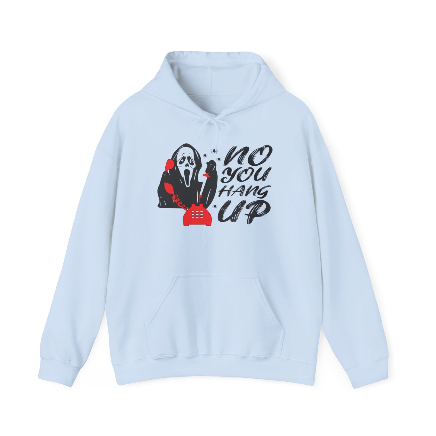 Spooky Phone Call Hoodie - Cozy Unisex Sweatshirt for Halloween, Horror Fans, Casual Wear, Gift Ideas, Scary Movie Nights - MaisonThreadory