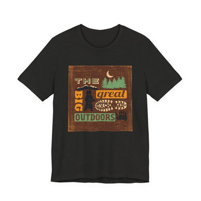 The Great Outdoors Unisex Tee, Adventure Shirt, Nature Lover Gift, Camping Apparel, Summer Vibes, Hiking Outfit - MaisonThreadory
