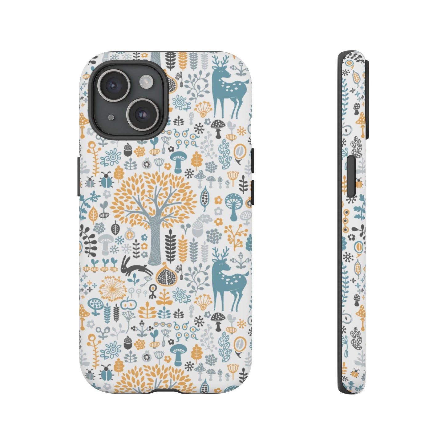 Nature-Inspired Phone Case, Durable Protective Cover, Bohemian Phone Accessory, Symbol of Strength, Eco-Friendly Gift