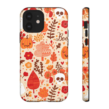 Autumn Phone Case - Cozy Fall Vibes, Pumpkin Decor, Halloween Gift, Floral Design, Seasonal Aesthetic