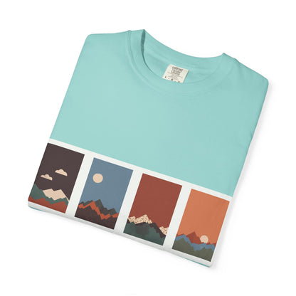 Unisex Mountain Sunset T-Shirt | Cozy Casual Wear, Nature Lover Gift, Travel Tee, Outdoor Adventure Shirt, Hiking Apparel
