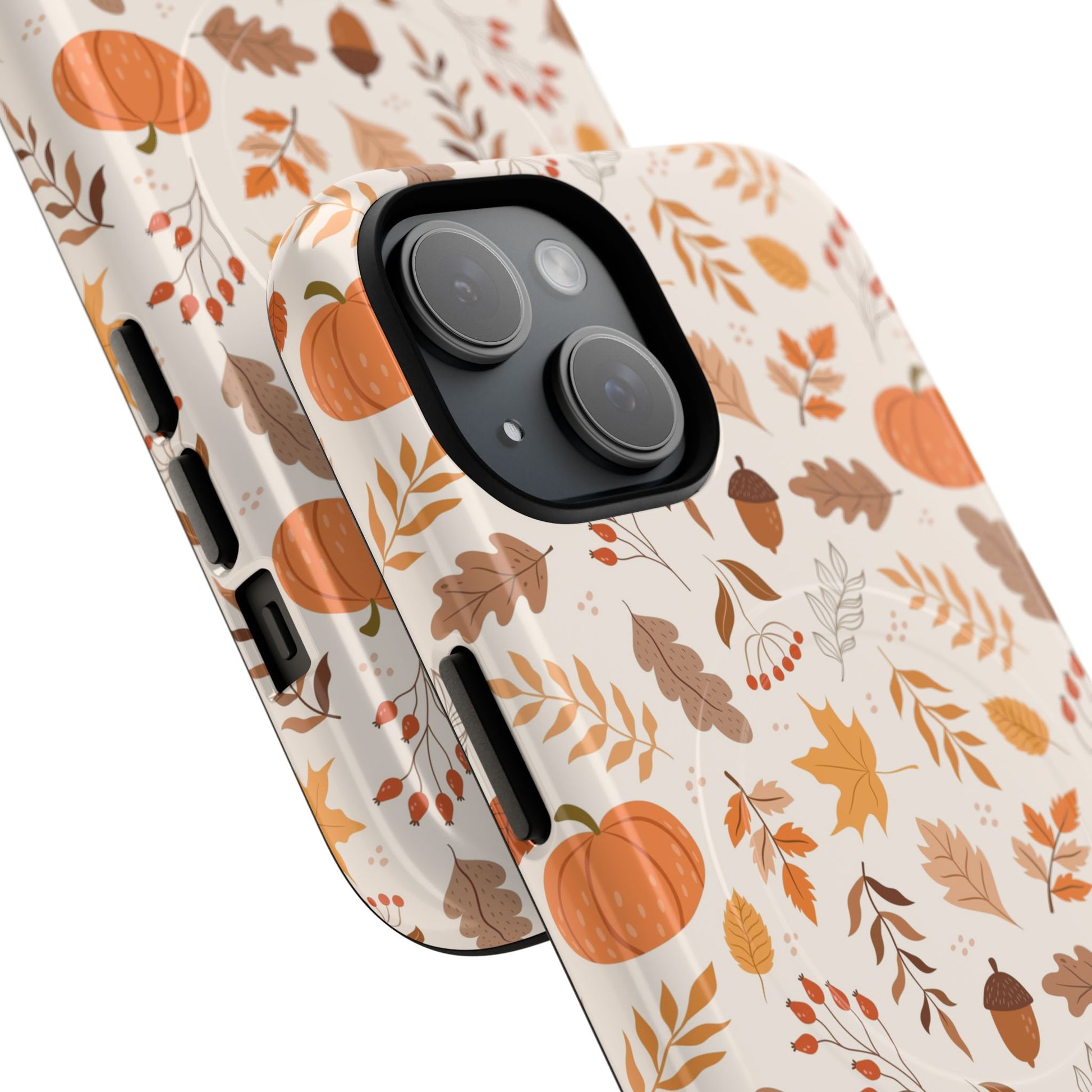 Autumn Floral Phone Case - Tough Magnetic Cases for Fall, Seasonal Accessories, Nature Lover Gifts, Cute Phone Cover, Unique Phone Case - MaisonThreadory