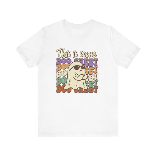 Boo Sweet Short Sleeve Tee, Funny T-Shirt, Dog Lover Gift, Trendy Apparel, Summer Shirt, Gift for Him/Her - MaisonThreadory