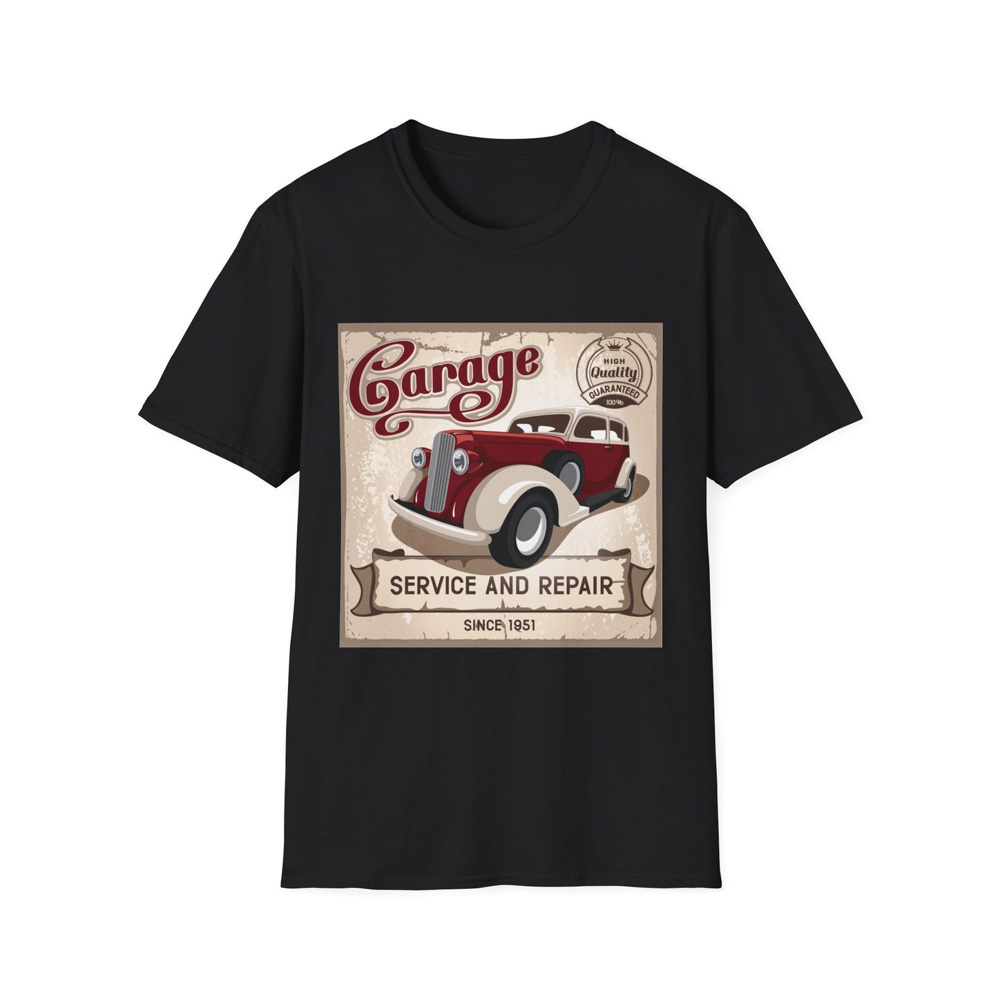 Vintage Garage Service T-Shirt, Car Lover Gift, Classic Auto Enthusiast Tee, Dad Father's Day Gift, Retro Automotive Apparel