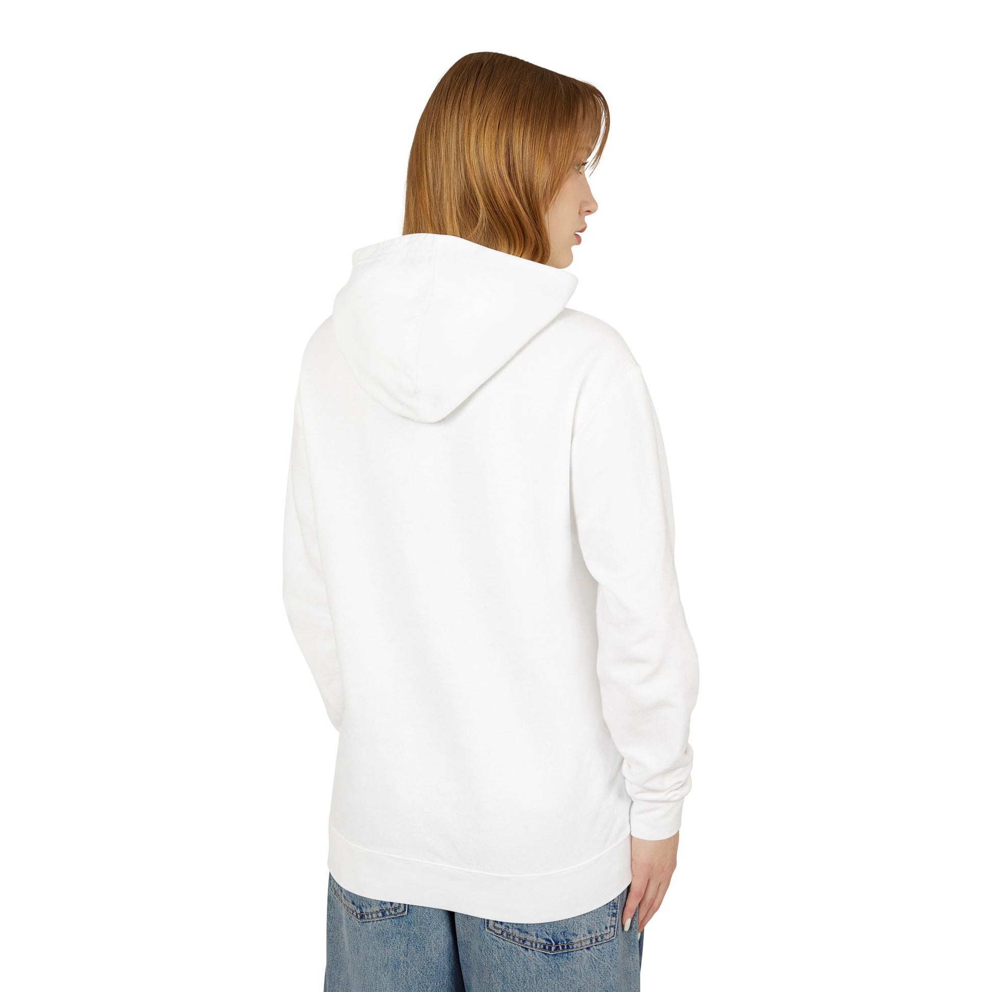 Unisex Lightweight Hooded Sweatshirt - Christmas Vibes, Holiday Hoodie, Festive Wear, Cozy Gift, Winter Apparel, Seasonal Sweatshirt - MaisonThreadory