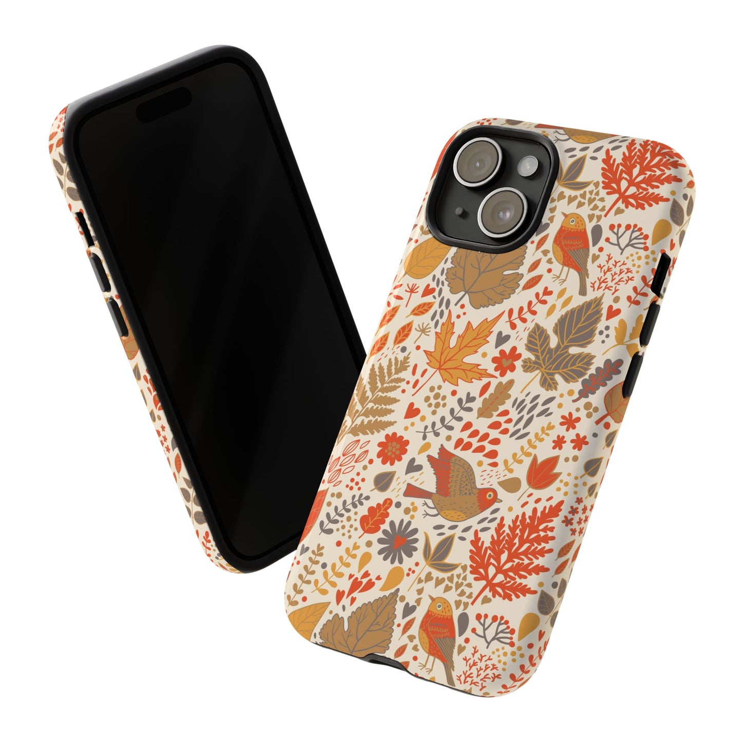 Floral Phone Case - Tough Cases for Nature Lovers, Stylish Cover, Nature-Themed Gift, Phone Accessories, Fall Aesthetic