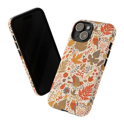 Floral Phone Case - Tough Cases for Nature Lovers, Stylish Cover, Nature-Themed Gift, Phone Accessories, Fall Aesthetic