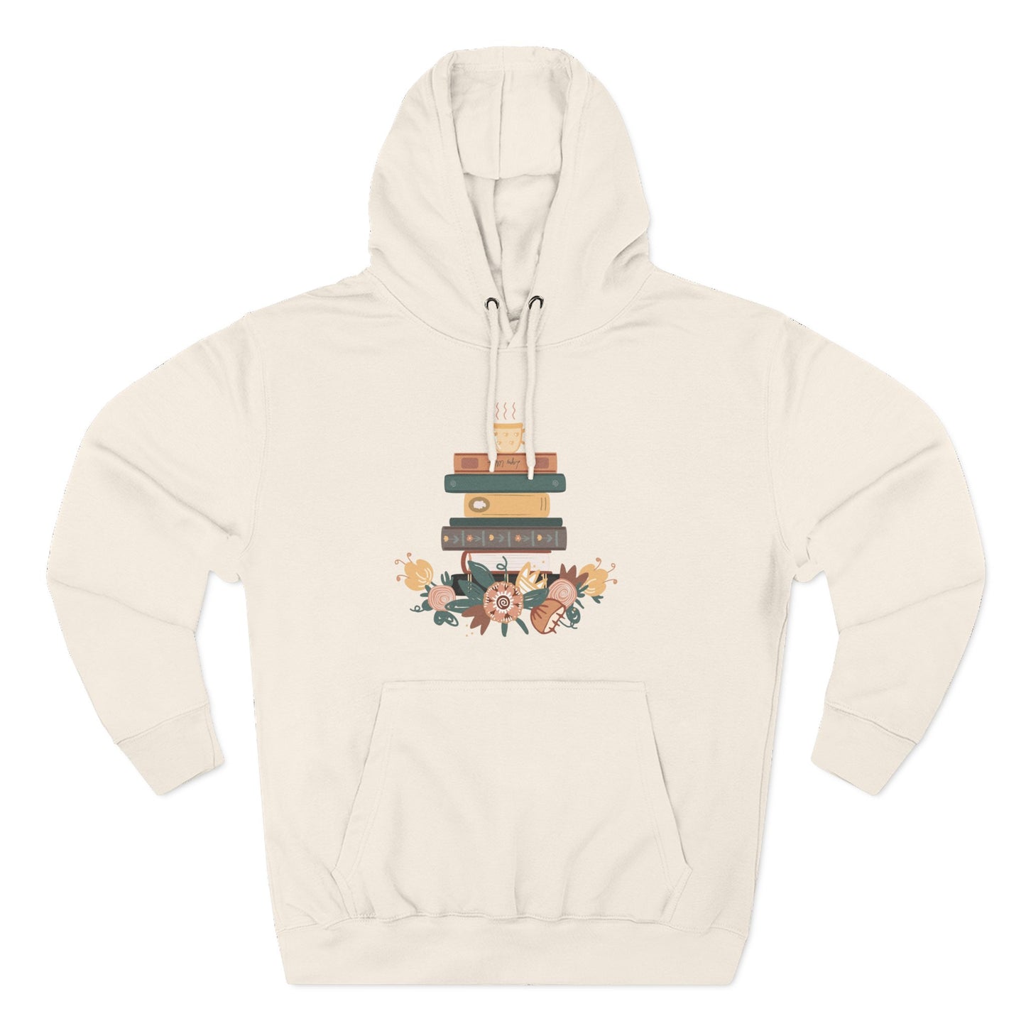 Cozy Book Lover's Hoodie | Three-Panel Fleece, Reading Gift, Literary Sweatshirt, Casual Apparel, Birthday Present, Book Club Outfit - MaisonThreadory