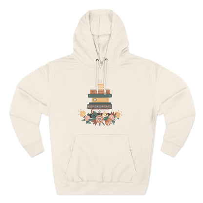 Cozy Book Lover's Hoodie | Three-Panel Fleece, Reading Gift, Literary Sweatshirt, Casual Apparel, Birthday Present, Book Club Outfit - MaisonThreadory