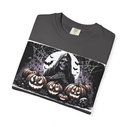 Spooky Halloween T-shirt, Unisex Graphic Tee, Ghostly Apparel, Fall Fashion, Pumpkin Shirt, Halloween Costume Top