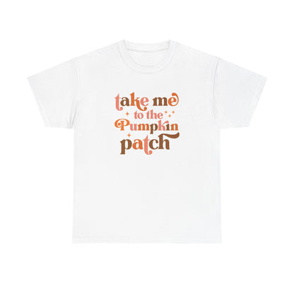 Fall Pumpkin Patch Tee, Seasonal T-Shirt, Autumn Outfit, Halloween Apparel, Family Gathering Shirt, Pumpkin Spice Lover Gift - MaisonThreadory
