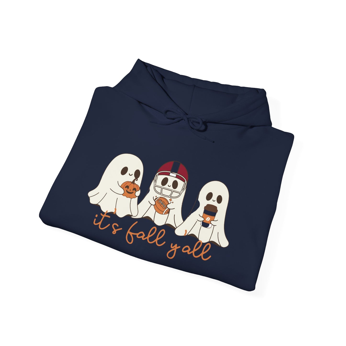 Fall-Themed Hooded Sweatshirt, Cozy Fall Hoodie, Unisex Halloween Apparel, Autumn Fashion Sweatshirt, Perfect Halloween Gift