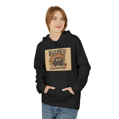 Wilde Bless Fleece Hoodie - Unisex, Cozy Style, Perfect for Casual Wear, Gifts, Outdoor Adventures, Festivals - MaisonThreadory